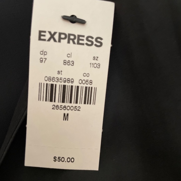 Black body suit blouse - Picture 3 of 3